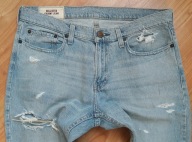 Spodnie damskie jeans skinny Hollister W32L30