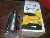 Końcówka wydechu tłumika na tłumik stal nierdzewna chrom VERTEX MT014