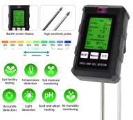 Miernik Gleby 6w1 – pH, Wilgotność, Temperatura, Światło, Żyzność