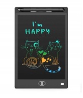 TABLET GRAFICZNY DO RYSOWANIA PISANIA ZNIKOPIS TABLICA LCD 8,5 '' CZARNY