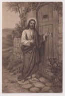 Jezus CHRYSTUS w drodze do Emaus 1917r. L787