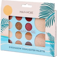 PALETA ROZŚWIETLACZY I CIENI DO POWIEK MAX & MORE
