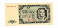 20 zł. 1948r. ser.DL rzadka seria