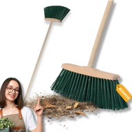 MIOTŁA ULICÓWKA ULICZNA GOSPODARCZA SZCZOTKA OGRODOWA DO ZAMIATANIA Z KIJEM