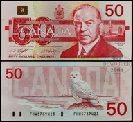 BNA - KANADA 50 Dolarów Dollars 1988 FHW 5739423 # P98d # XF+