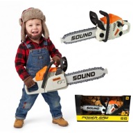 PIŁA ŁAŃCUCHOWA DLA DZIECI WYDAJE DŹWIĘKI RUCHOMY ŁAŃCUCH SILNIK SPALINOWA