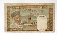 Algieria 100 Franków 1945r. rzadki