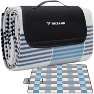 Koc Piknikowy Plażowy z Izolacją Duża Mata Polarowa Wodoodporna 200 x200 cm