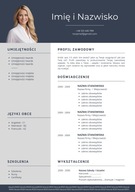 SZABLON WZÓR CV / RESUME (1 strona) - MS WORD (docx)