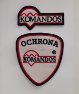 emblemat - naszywki ochrona - KOMANDOS - komplet