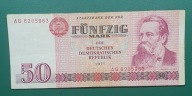 Banknot 50 Marek 1971 DDR
