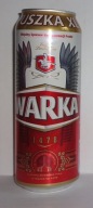PUSZKA PO PIWIE BROWAR PIWO WARKA 550 ML 2013 ROK