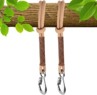Linki mocujące 2 szt. huśtawki hamaka 0,6m z karabińczykiem udźwig 200kg