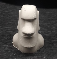 Dekoracja do terrarium Posąg Moai Ozdoba do Terrarium Gipsowa