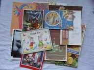 ZESTAW 20 POCZTÓWEK I KARNETÓW ŚWIĄTECZNYCH I OKOLICZNOŚCIOWYCH