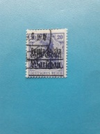 POLSKA 1918 ROK Fi 12 FII WYDANIE PRZEDRUK NA ZNACZKACH GGW