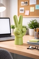 Ręka znak pokoju – figurka dekoracyjna 3D | 12 cm | 3D Mały Gag