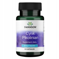 Suplement diety Swanson Health Products Pikolinian cynku kapsułki 60 szt.