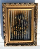 Matka Boska z dzieciątkiem - obrazek w ramie .