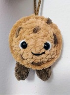 Kruche ciastko z czekoladą cookies brelok zawieszka handmade