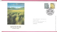 Anglia 2010, FDC Edinburgh, 2zn.definit. regiony N.Ireland, Mi 5,50€