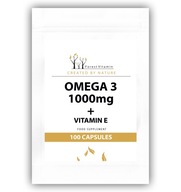 FOREST VITAMIN Omega 3 1000mg+Witamina E 100caps EPA DHA KWASY TŁUSZCZOWE