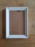 biała drewniana ramka * 12,5x17cm