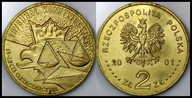 MNP - POLSKA RP 2 Złote 2001 # TRYBUNAŁ KONSTYTUCYJNY # P832 # st 1-