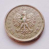 10 groszy 2000 rok, podwójny rant, rzadka moneta do kolekcji
