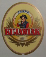 STARA ETYKIETA PIWO JASNE KUJAWIAK BROWARY BYDGOSKIE BYDGOSZCZ