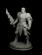 Metin2 Wojownik – Figurka (15 cm) Druk 3D