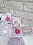 Kartka pudełko exploding box komunijny I Komunia Święta pamiątka