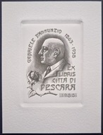 *KP* Naszarkowski Piotr - Ex libris Citta di Pescara (II), C2, 1988