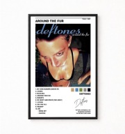 Plakat A4 z ramką DEFTONES "AROUND THE FUR" 21x29,7cm