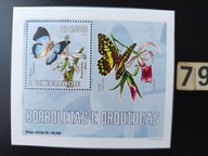 Motyle i orchidee , Wyspy Św. Tomasza i Książęca , MNH