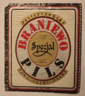 ETYKIETA - BRANIEWO PILS Specjal PIWO JASNE PEŁNE