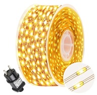 Zewnętrzne lampki choinkowe 1000 LED 100m, IP67 do dekoracji świątecznych