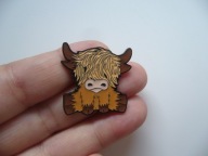 PIN PRZYPINKA BROSZKA KROWA KRÓWKA