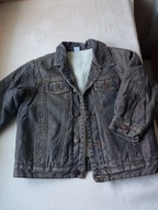 Adams kurtka jeans z kożuszkiem r 116