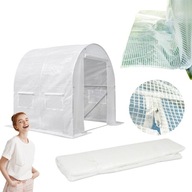 Biała Folia Na Tunel Ogrodowy 2x2,5 m WZROST roślin pod pełną kontrolą!