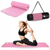 GRUBA 1,5CM MATA DO ĆWICZEŃ JOGI ANTYPOŚLIZGOWA TRENINGOWA NBR DUŻA + WOREK