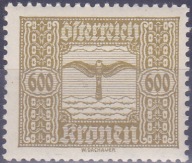 AUSTRIA - znaczek czysty * * z 1922 roku. X 884 A