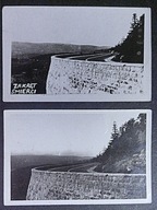 SZKLARSKA PORĘBA Zakręt śmierci , lata 50-te , zestaw 2 pocztówek