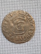 Ryga 1 szeląg, 1656 Karol X Gustaw