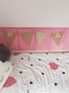 Pola-imię 4 litery chorągiewki girlanda eco papier