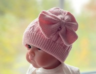 CUDNE czapeczki dla noworodków 0-12m