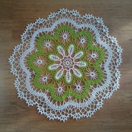 serwetka szydełkowa, szydełko RĘKODZIEŁO śr. 44 cm