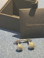 DEHAVILLAND MOSS UK SREBRNE SPINKI DO MANIETÓW W ORYGINALNYM PUDEŁKU