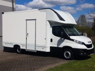 IVECO DAILY KONTENER NISKOPODŁOGOWY 4,43x2,23x2,42 SKLEP FOODTRUCK BAR AC