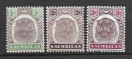 Negri Sembilan x D570 fauna tygrys MH VF 80funtów b.rzadki stan